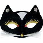 Αποκριάτικη Μάσκα Ματιών Γάτας (3 Χρώματα)